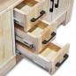 Preview: BAMATO Hobelbank WORK-1945 mit Einbauschrank aus Massivholz